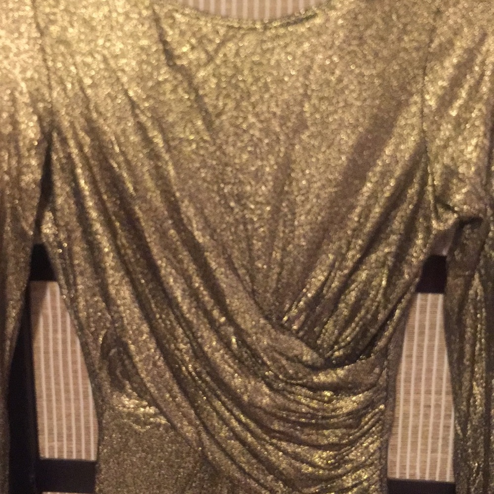 Fashion junkie gold dress